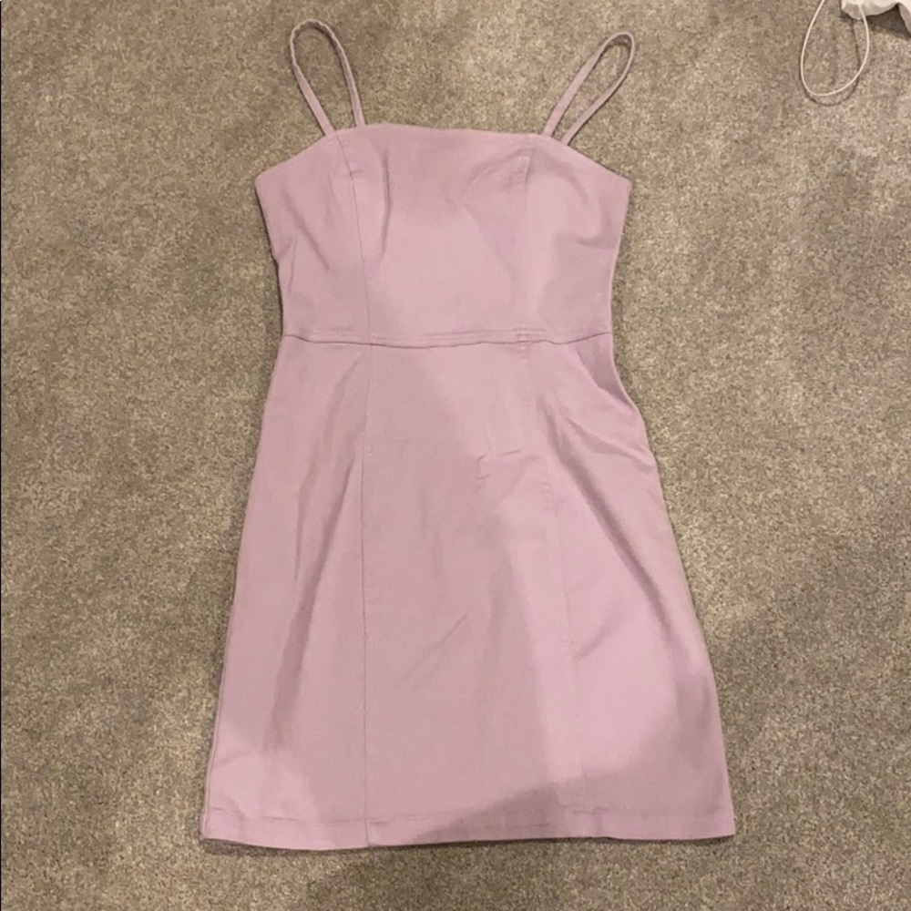 Purple Denim Dress